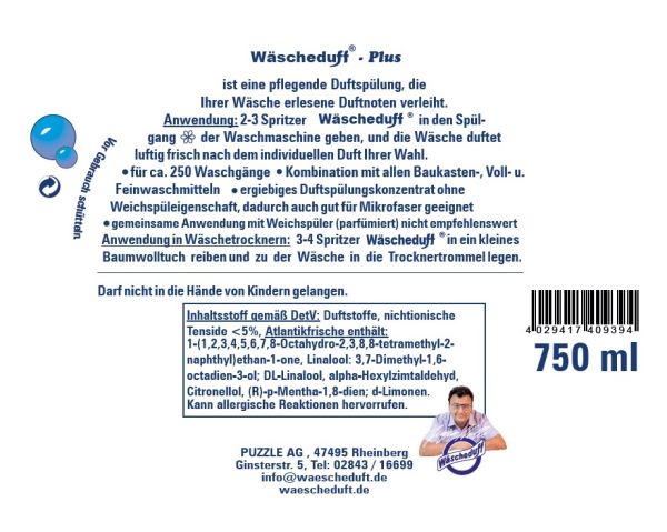 Wäscheduft Plus Atlantikfrische XXL 750ml